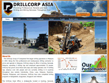Tablet Screenshot of drillcorp.com